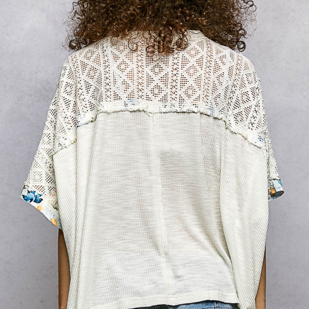 POL Patchwork Blouse - Picture 4 of 6